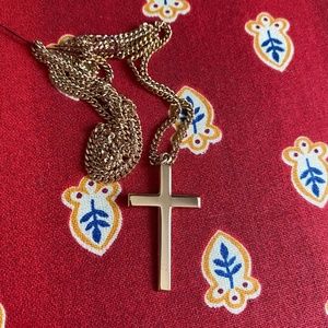 14K Gold Filled Latin Cross Necklace